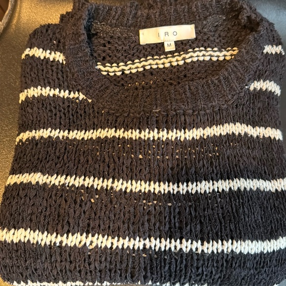 Iro Odessa Striped Sweater size Medium - Picture 2 of 2